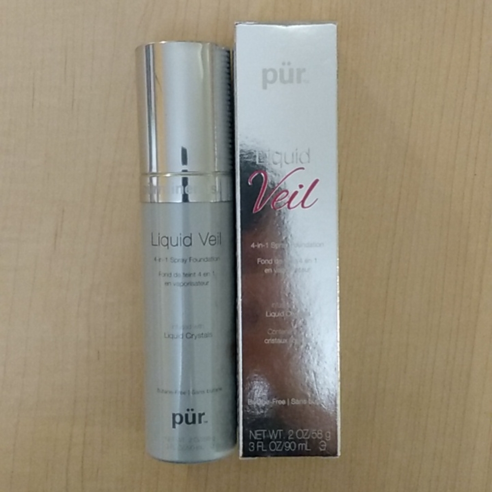 PUR Liquid Veil 4 in 1 Spray Foundation 90ml Tan